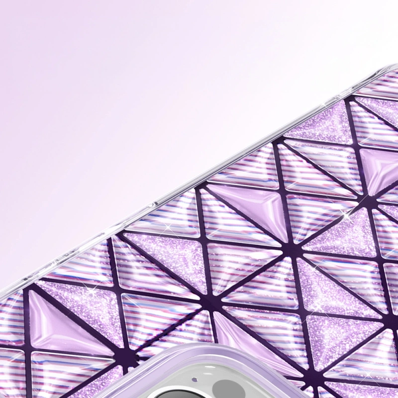 Apple iPhone 16 Pro Max Kılıf 3D Buz Blok Desenli Zore Paris Kairo TPU Kapak
