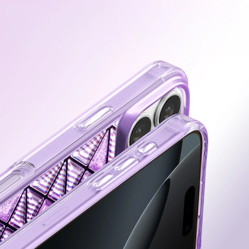 Apple iPhone 16 Pro Max Kılıf 3D Buz Blok Desenli Zore Paris Kairo TPU Kapak