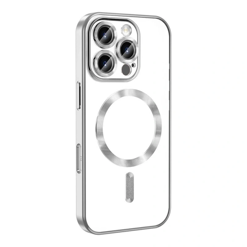 Apple iPhone 16 Pro Max Kılıf Kamera Korumalı M-safe Wireless Şarj Özellikli Zore Demre Kapak