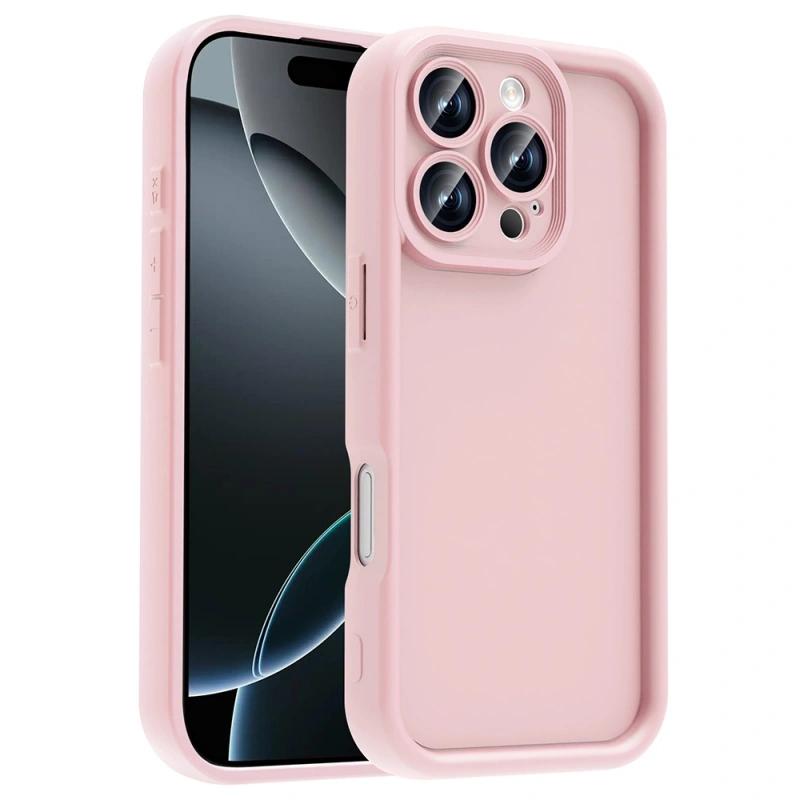 Apple iPhone 16 Pro Max Kılıf Kamera Korumalı Zore Ananas Kapak