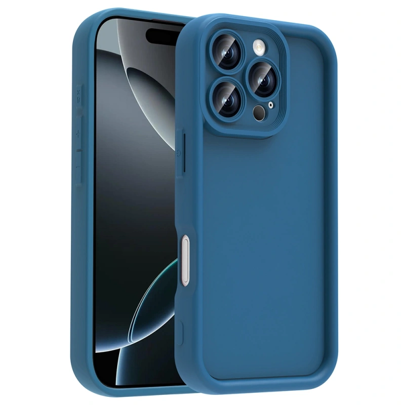 Apple iPhone 16 Pro Max Kılıf Kamera Korumalı Zore Ananas Kapak