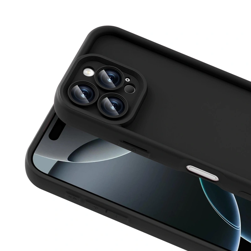 Apple iPhone 16 Pro Max Kılıf Kamera Korumalı Zore Ananas Kapak