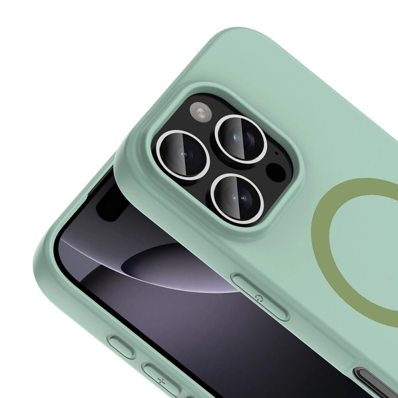 Apple iPhone 16 Pro Max Kılıf M-Safe Şarj Özellikli Zore Aris Silikon Kapak