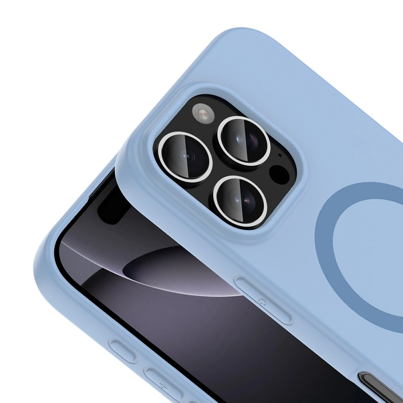 Apple iPhone 16 Pro Max Kılıf M-Safe Şarj Özellikli Zore Aris Silikon Kapak