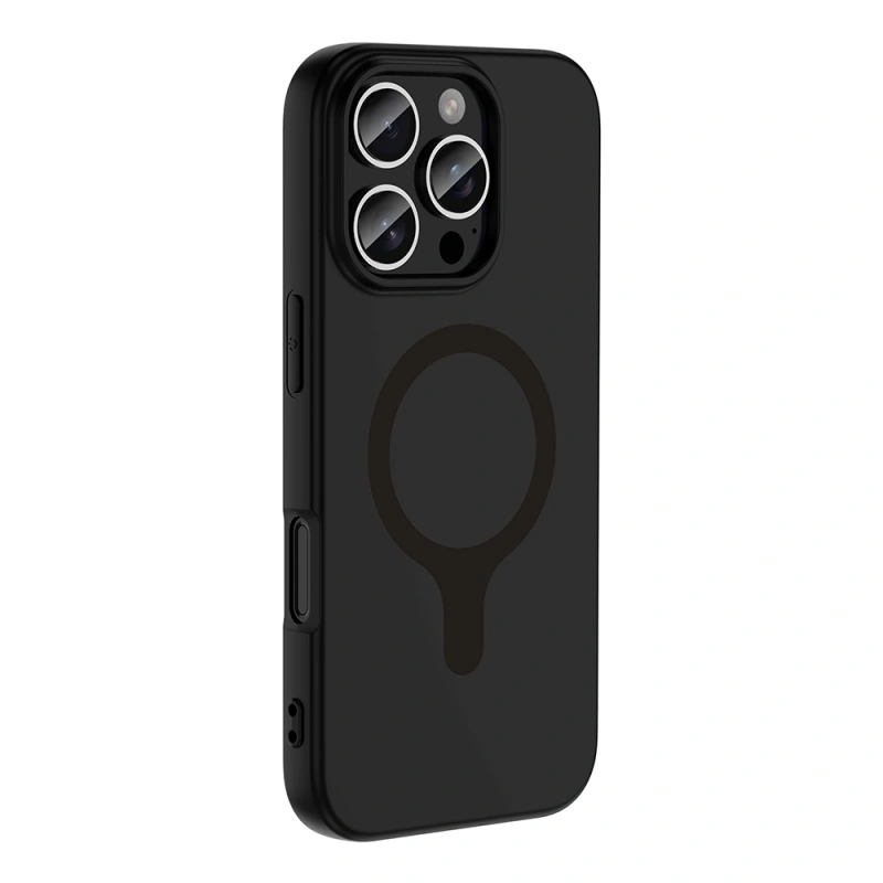 Apple iPhone 16 Pro Max Kılıf M-Safe Şarj Özellikli Zore Aris Silikon Kapak
