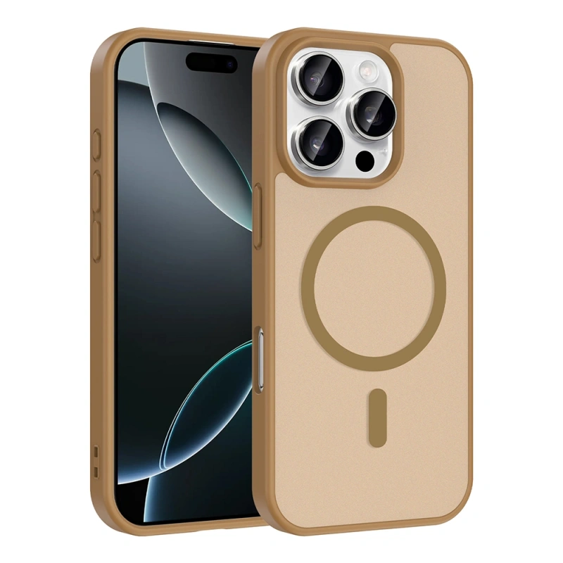 Apple iPhone 16 Pro Max Kılıf M-safe Şarj Özellikli Zore Babet Kapak