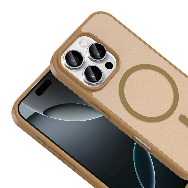 Apple iPhone 16 Pro Max Kılıf M-safe Şarj Özellikli Zore Babet Kapak