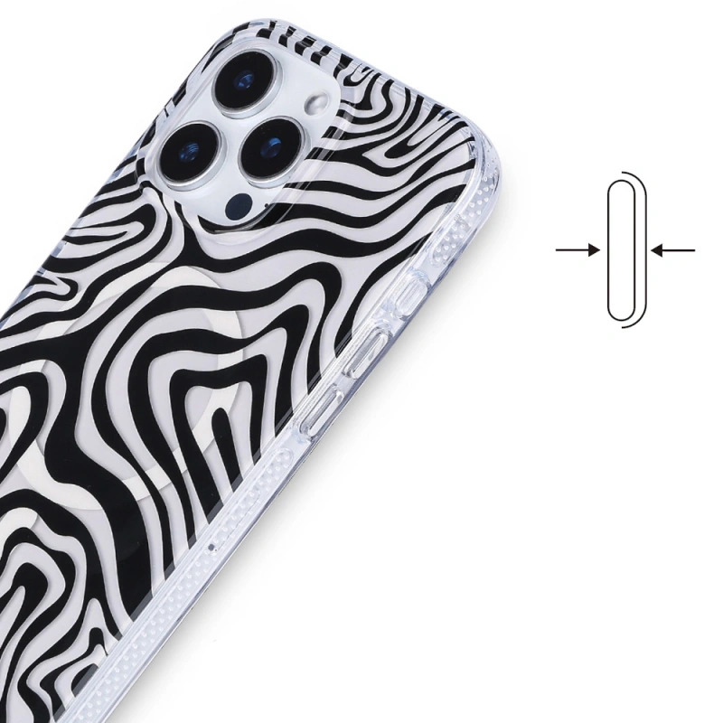Apple iPhone 16 Pro Max Kılıf M-safe Şarj Özellikli Zore Jago Kapak