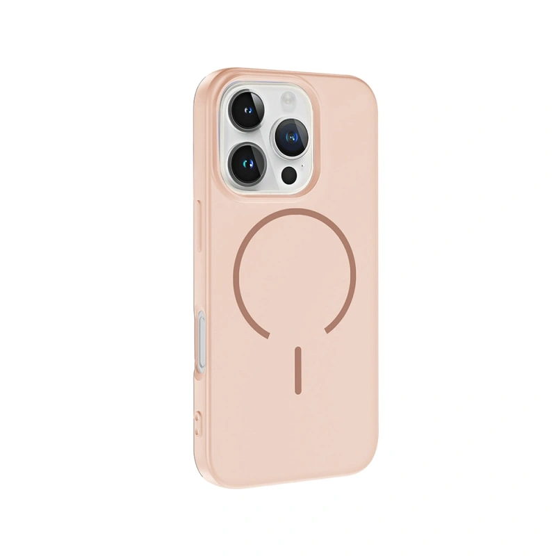 Apple iPhone 16 Pro Max Kılıf M-safe Şarj Özellikli Zore Meta Kapak