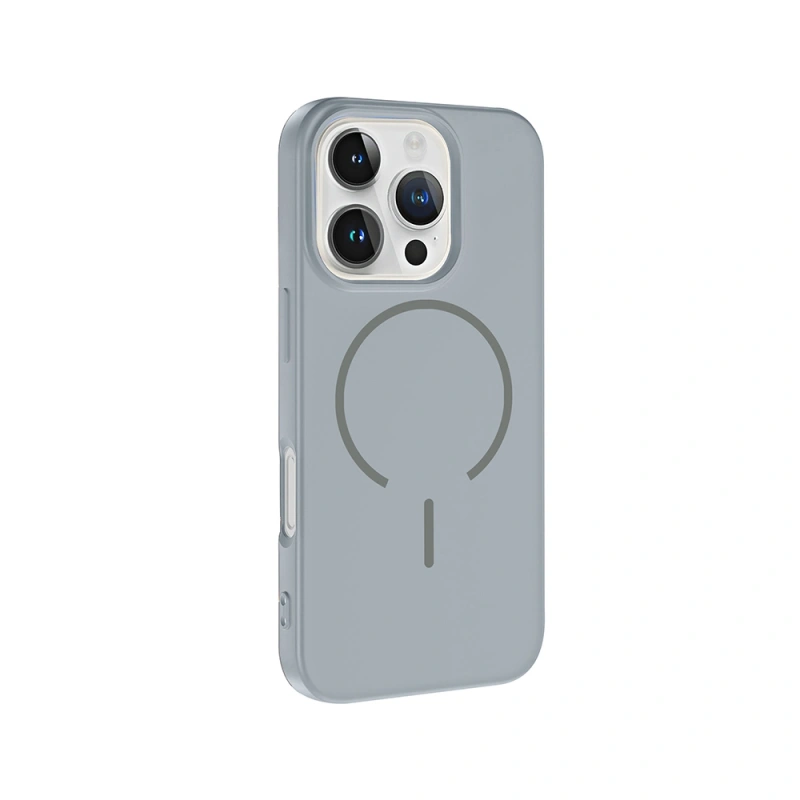 Apple iPhone 16 Pro Max Kılıf M-safe Şarj Özellikli Zore Meta Kapak