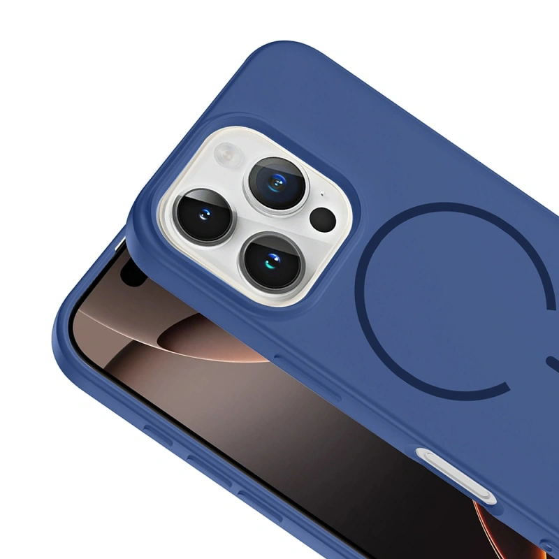 Apple iPhone 16 Pro Max Kılıf M-safe Şarj Özellikli Zore Meta Kapak
