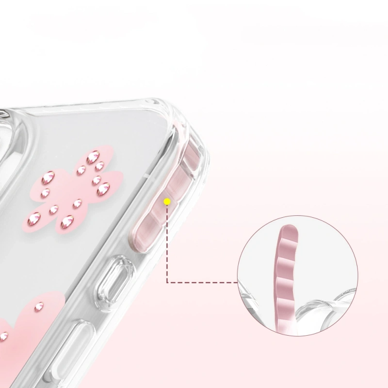 Apple iPhone 16 Pro Max Kılıf M-Safe Şarj Özellikli Zore Paris Elvo Sert PC Kapak