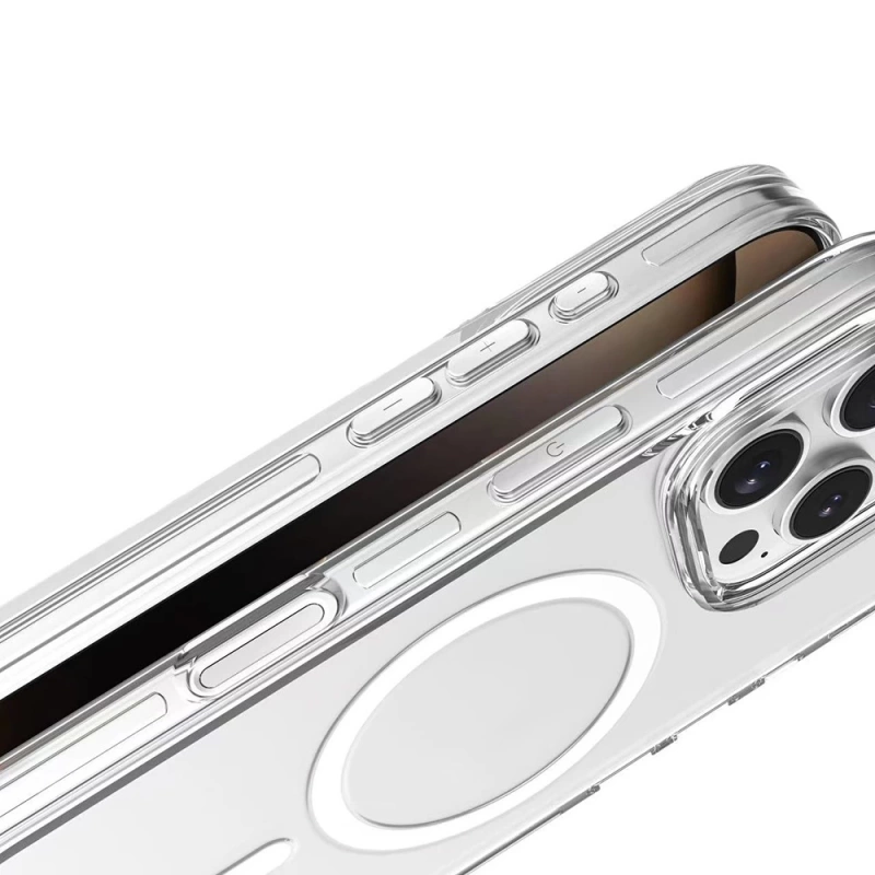 Apple iPhone 16 Pro Max Kılıf M-safe Şarj Özellikli Kamera Korumalı Zore Kripto Kapak