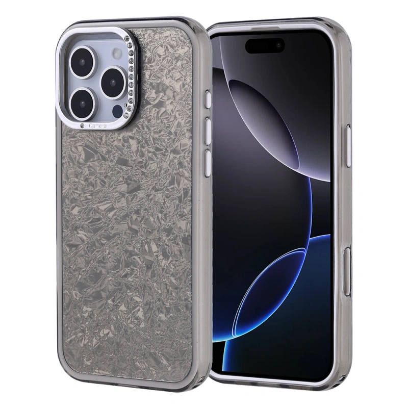 Apple iPhone 16 Pro Max Kılıf Taşlı Tasarımlı Zore Kapi Kapak