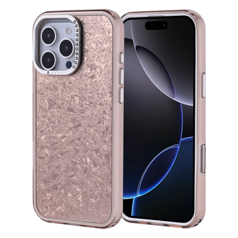 Apple iPhone 16 Pro Max Kılıf Taşlı Tasarımlı Zore Kapi Kapak