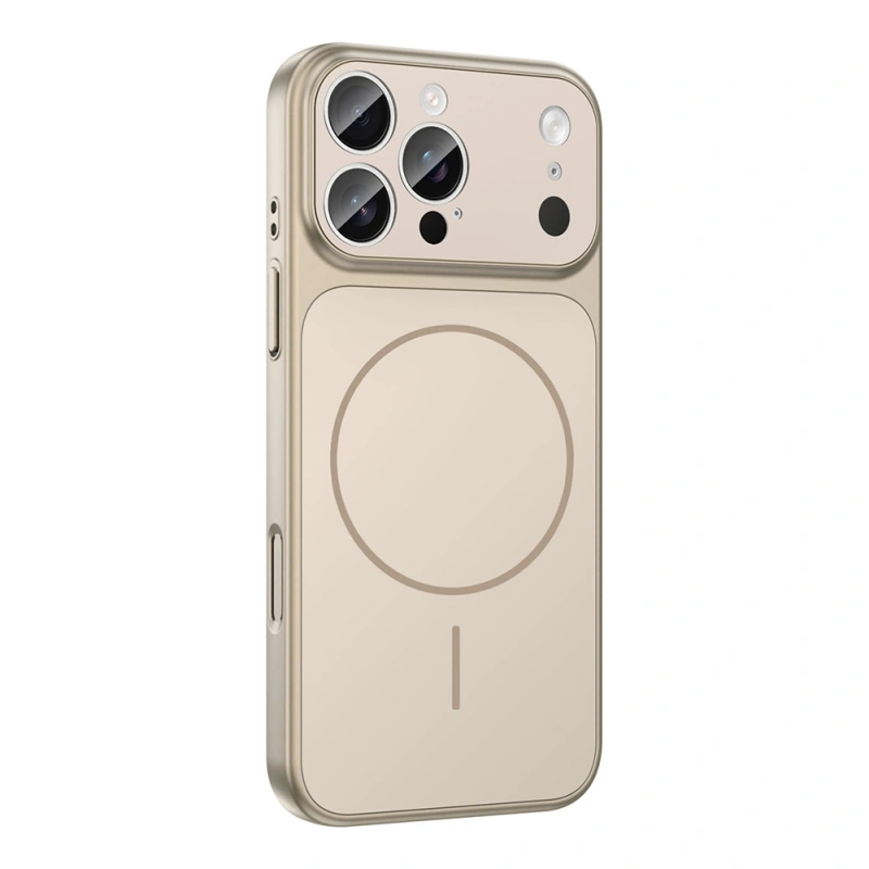 Apple iPhone 16 Pro Max Kılıf Zore M-Safe Şarj Özellikli Kamera Korumalı Formen Kapak