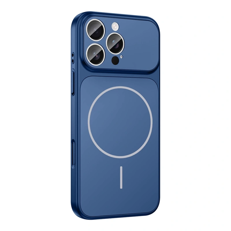 Apple iPhone 16 Pro Max Kılıf Zore M-Safe Şarj Özellikli Kamera Korumalı Formen Kapak