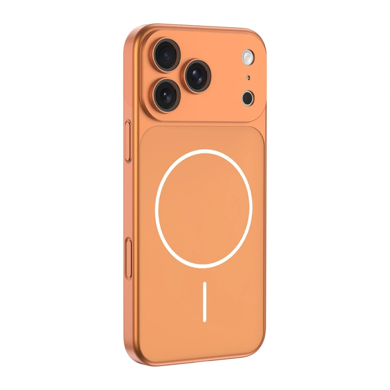 Apple iPhone 16 Pro Max Kılıf Zore M-Safe Şarj Özellikli Kamera Korumalı Spark Kapak