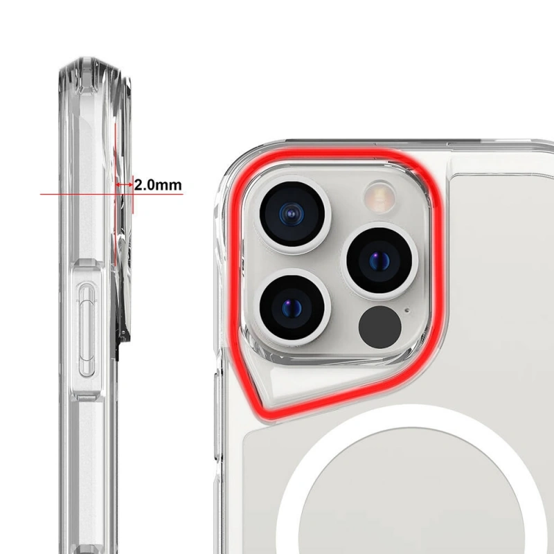Apple iPhone 16 Pro Max Kılıf Zore M-safe Şarj Özellikli T-Max M-safe Kapak