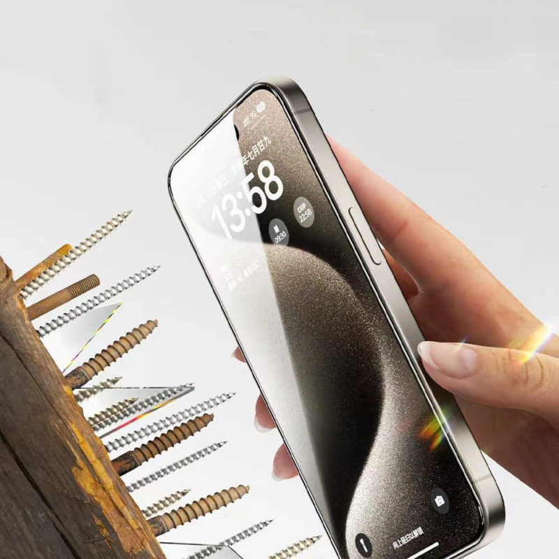 Apple iPhone 16 Pro Max Zore 3D Mobi HD Temperli Cam Ekran Koruyucu