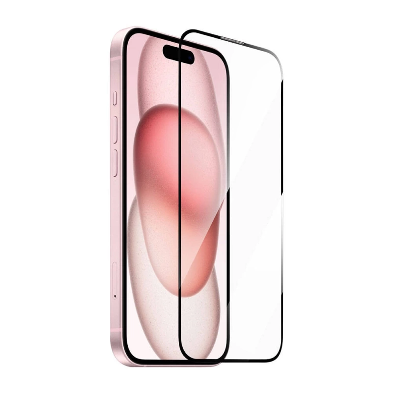 Apple iPhone 16 Pro Wiwu GT-008 Polimer Oleofobik Kaplama Şeffaf Pürüzsüz Temperli Cam Ekran Koruyucu 10 lu Paket