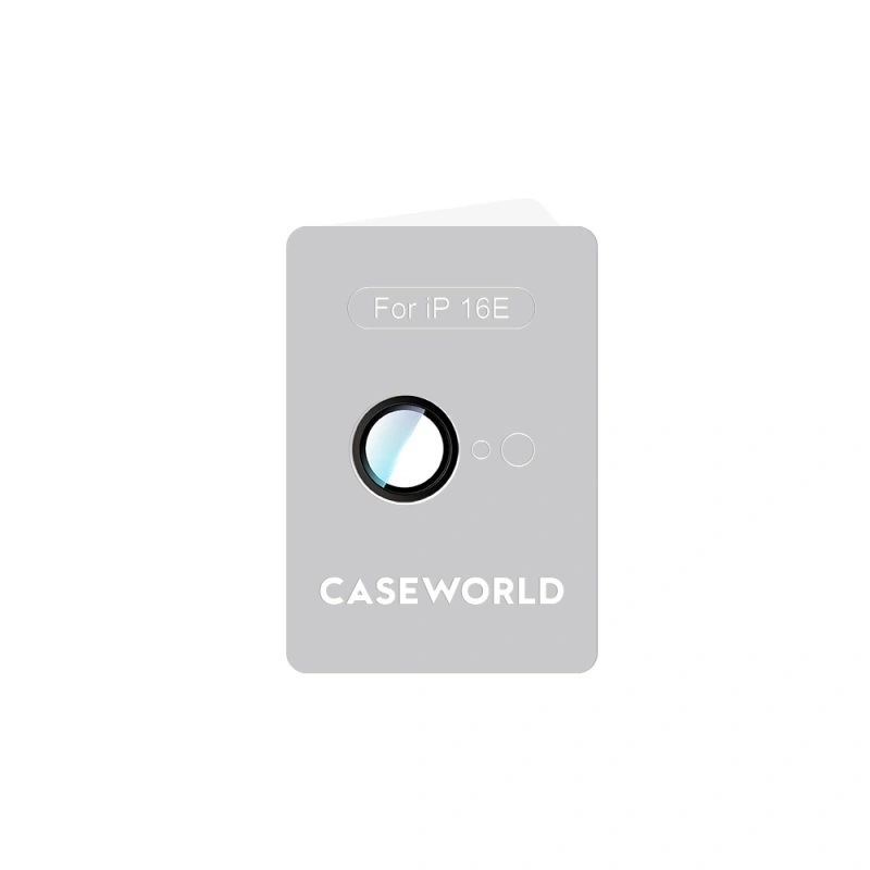 Apple iPhone 16E CaseWorld Alloy Serisi Oleofobik Anti Reflective Kamera Lens Koruyucu