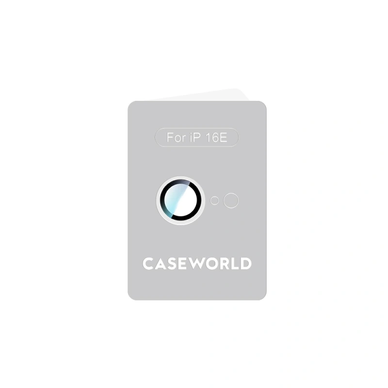 Apple iPhone 16E CaseWorld Alloy Serisi Oleofobik Anti Reflective Kamera Lens Koruyucu