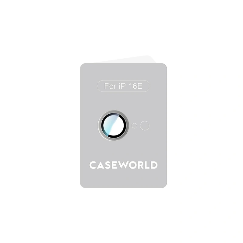 Apple iPhone 16E CaseWorld Alloy Serisi Oleofobik Anti Reflective Kamera Lens Koruyucu