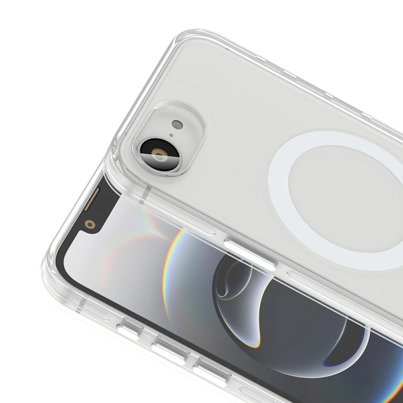 Apple iPhone 16E Kılıf M-safe Şarj Özellikli Kamera Korumalı Zore Kripto Kapak