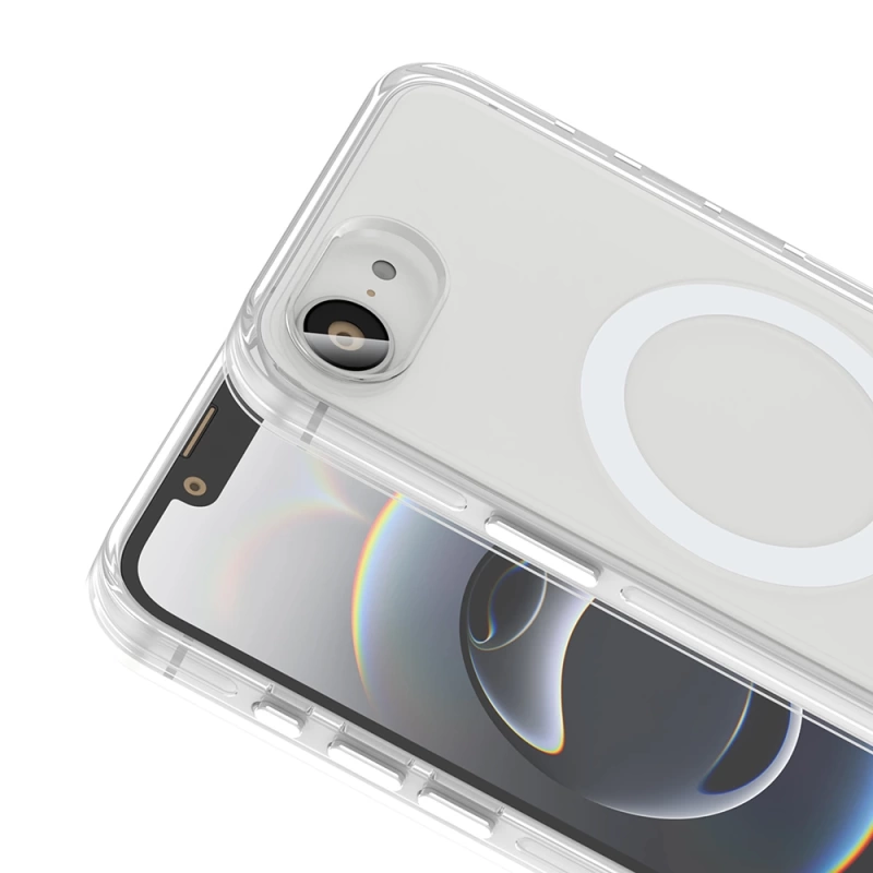 Apple iPhone 16E Kılıf M-safe Şarj Özellikli Kamera Korumalı Zore Kripto Kapak