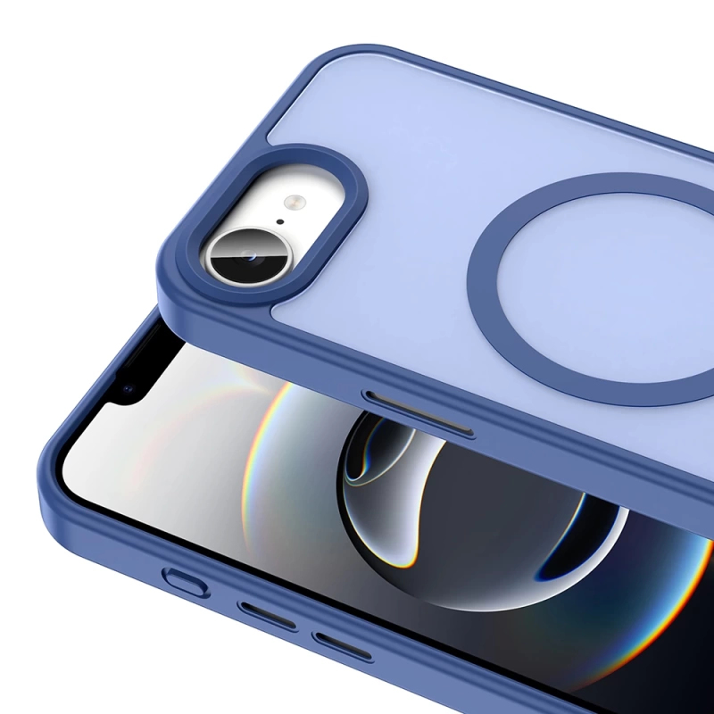 Apple iPhone 16E Kılıf M-safe Şarj Özellikli Mat Arka Yüzey Zore Sio Kapak