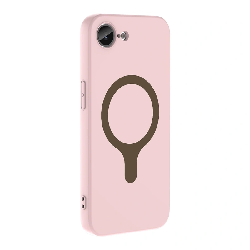 Apple iPhone 16E Kılıf M-Safe Şarj Özellikli Zore Aris Silikon Kapak