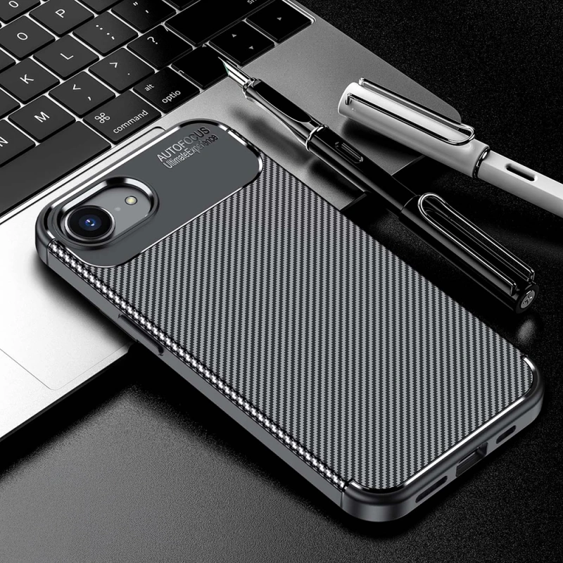 Apple iPhone 16E Kılıf Zore Negro Silikon Kapak