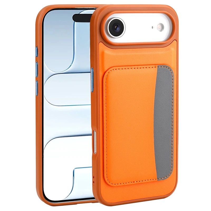 Apple iPhone 17 Air Kılıf Kartlıklı Zore X-Kart Silikon Kapak