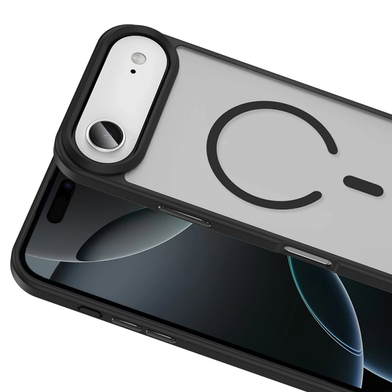 Apple iPhone 17 Air Kılıf M-safe Şarj Özellikli Mat Arka Yüzey Zore Sio Kapak