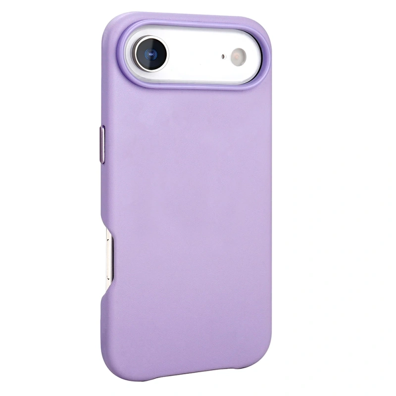 Apple iPhone 17 Air Kılıf M-safe Şarj Özellikli PU Deri Görünümlü Zore Kupra Kapak