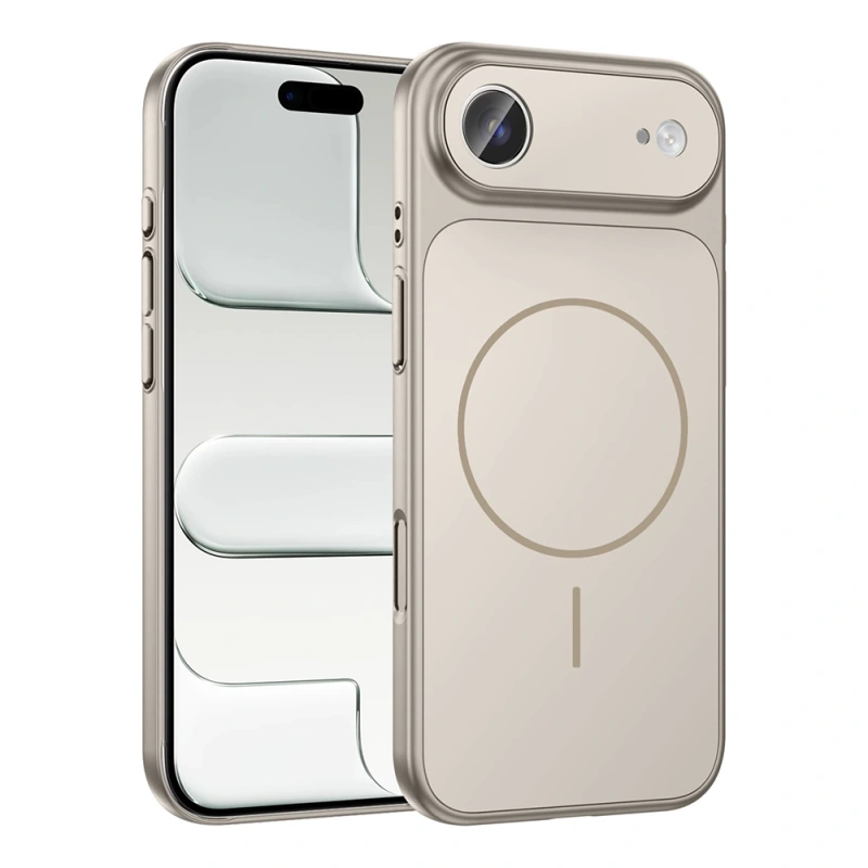 Apple iPhone 17 Air Kılıf Zore M-Safe Şarj Özellikli Kamera Korumalı Formen Kapak