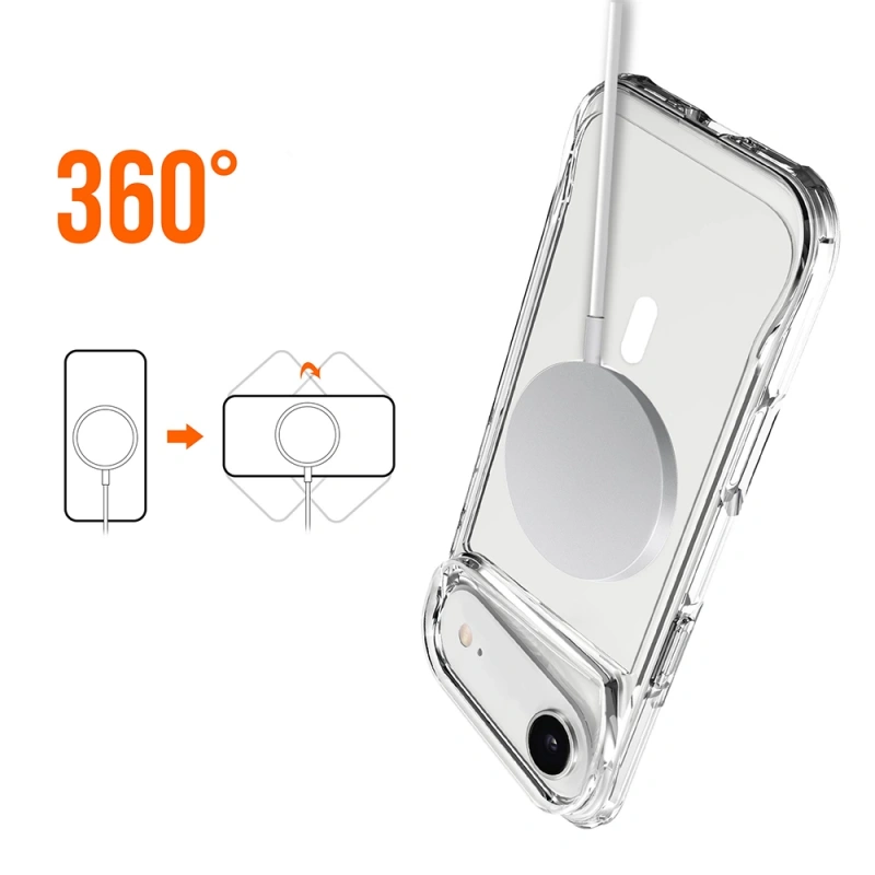 Apple iPhone 17 Air Kılıf Zore M-safe Şarj Özellikli T-Max M-safe Kapak