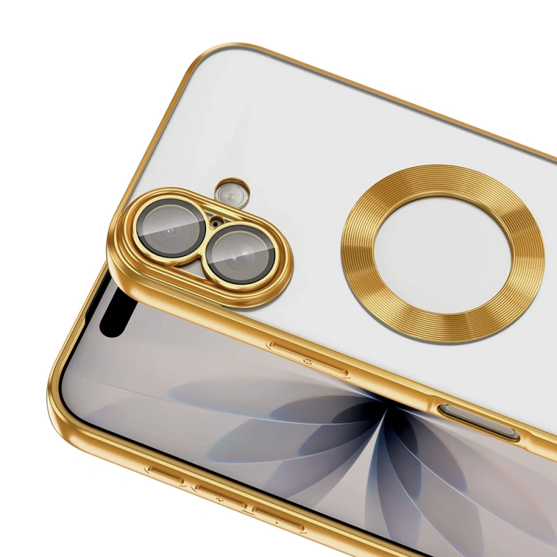 Apple iPhone 17 Kılıf Kamera Korumalı Logo Gösteren Zore Omega Kapak