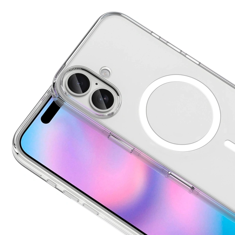 Apple iPhone 17 Kılıf M-safe Şarj Özellikli Kamera Korumalı Zore Kripto Kapak