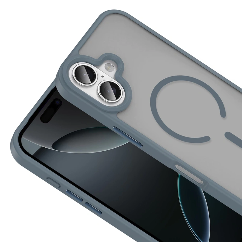 Apple iPhone 17 Kılıf M-safe Şarj Özellikli Mat Arka Yüzey Zore Sio Kapak