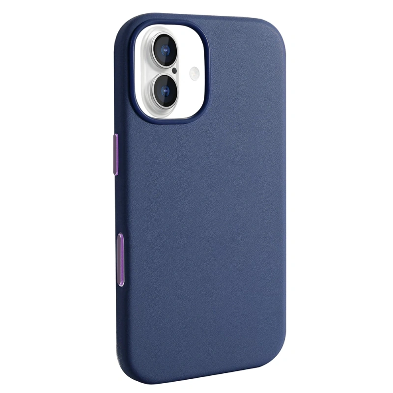 Apple iPhone 17 Kılıf M-safe Şarj Özellikli PU Deri Görünümlü Zore Kupra Kapak