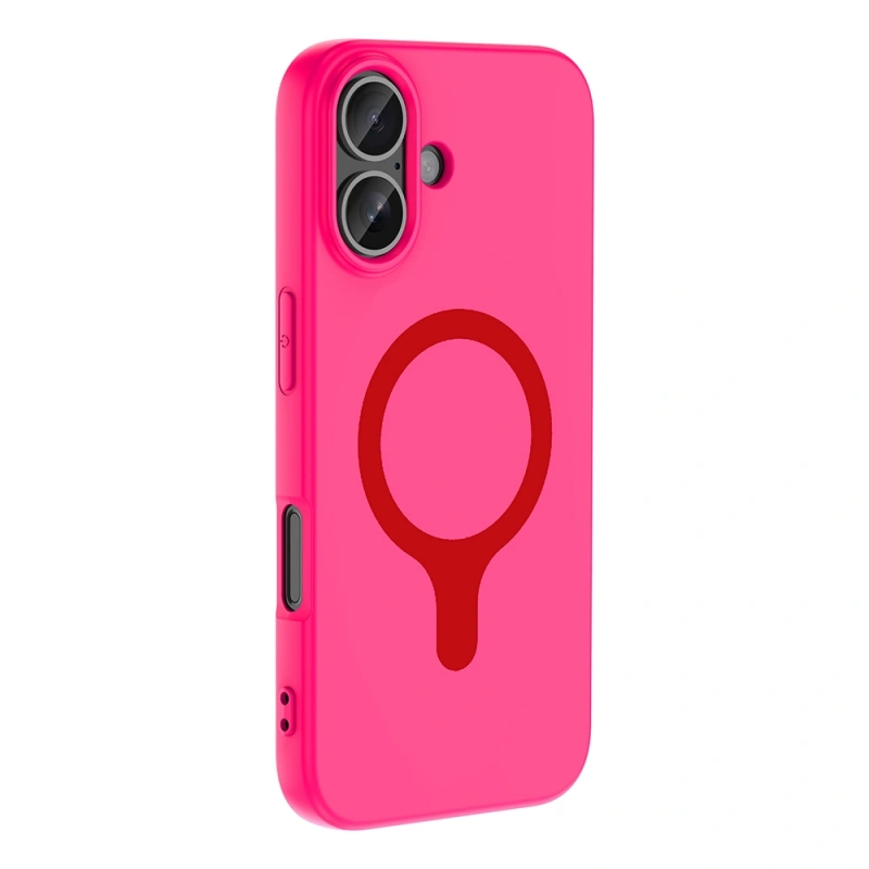 Apple iPhone 17 Kılıf M-Safe Şarj Özellikli Zore Aris Silikon Kapak