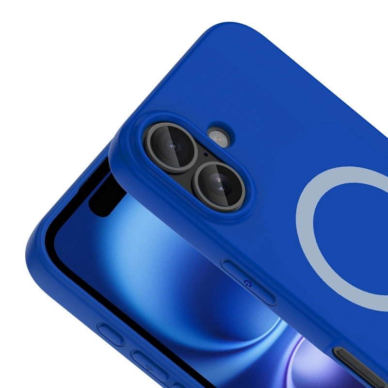 Apple iPhone 17 Kılıf M-Safe Şarj Özellikli Zore Aris Silikon Kapak