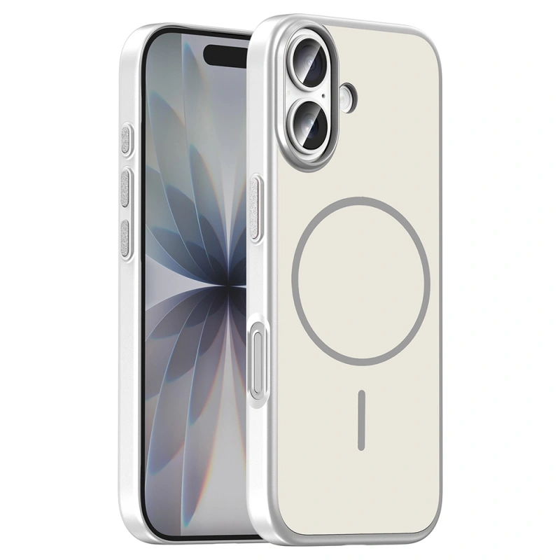 Apple iPhone 17 Kılıf M-Safe Şarj Özellikli Zore Lora PC Kapak