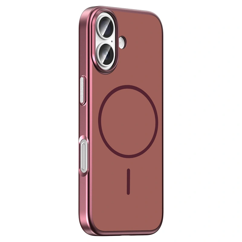 Apple iPhone 17 Kılıf M-Safe Şarj Özellikli Zore Lora PC Kapak