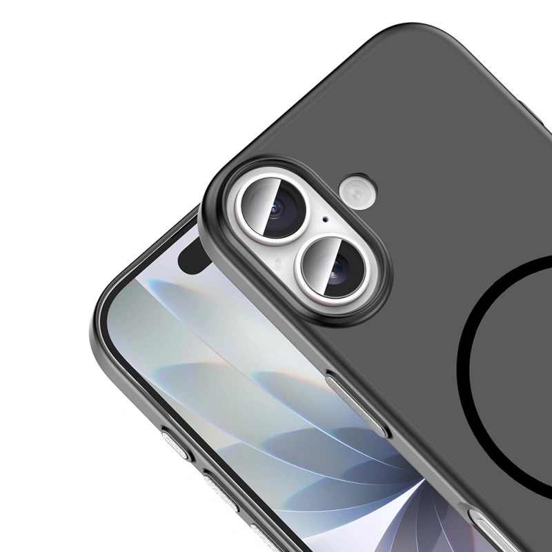 Apple iPhone 17 Kılıf M-Safe Şarj Özellikli Zore Lora PC Kapak