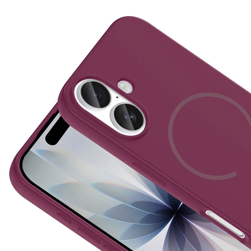 Apple iPhone 17 Kılıf M-safe Şarj Özellikli Zore Meta Kapak