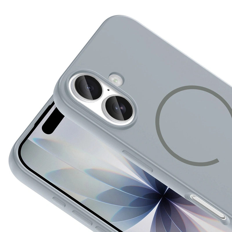 Apple iPhone 17 Kılıf M-safe Şarj Özellikli Zore Meta Kapak