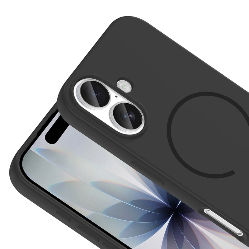 Apple iPhone 17 Kılıf M-safe Şarj Özellikli Zore Meta Kapak